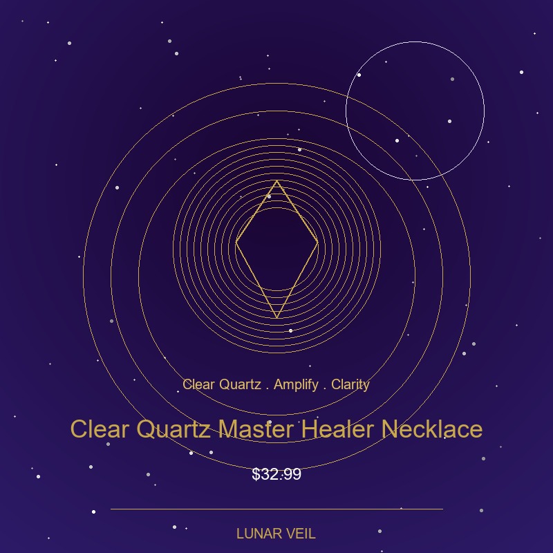 Clear Quartz Master Healer Necklace
