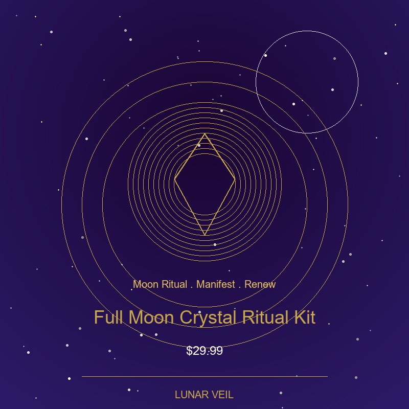 Full Moon Crystal Ritual Kit